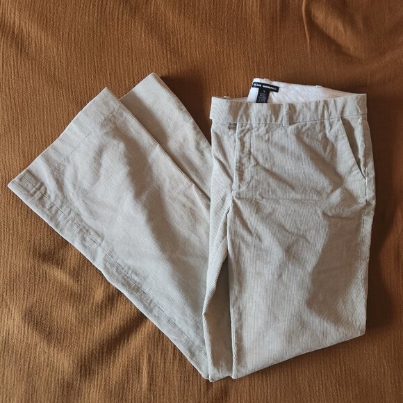 Sz10 Club Monaco Sand Corduroy Flare Pants – EUC - Picture 3 of 13
